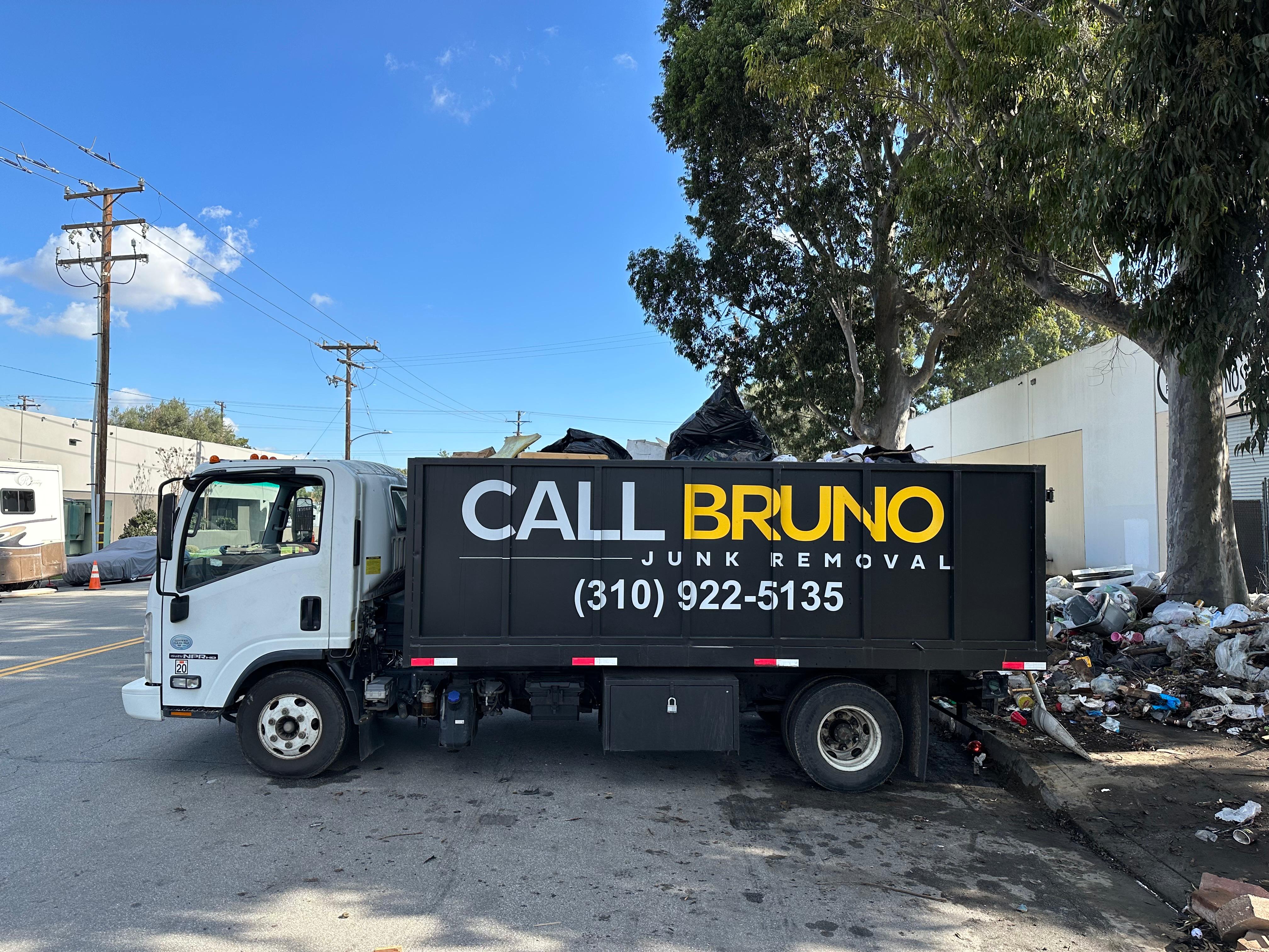 Bruno, owner and operator of Call Bruno Junk Removal in Long Beach, California