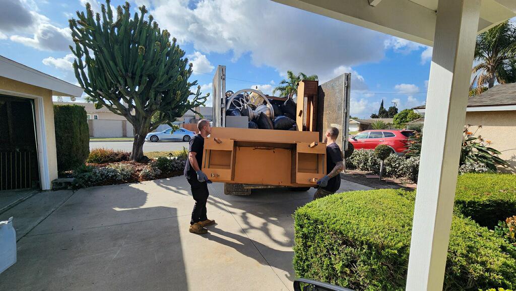 Bruno, owner and operator of Call Bruno Junk Removal in Long Beach, California